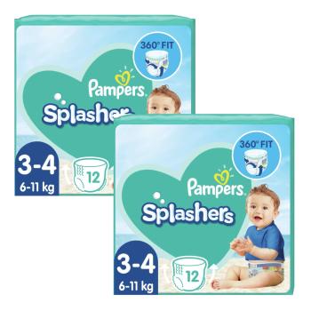 Pampers Splashers úszó Nadrágpelenka 6-11kg Midi 3-4 (2x12db)