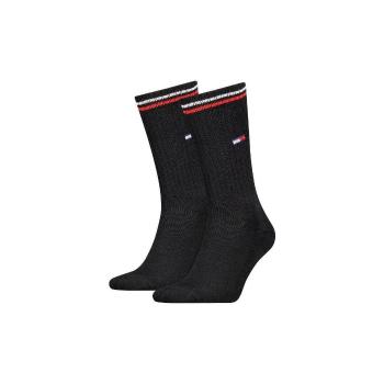 Tommy Hilfiger  2 Pack Flag Small Logo Socks Black  Ponožky Čierna