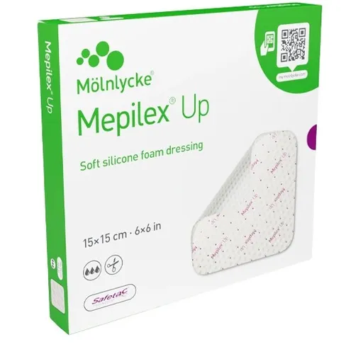 Mepilex UP 15x15cm obväz penový silikónový 5ks