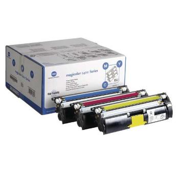 Konica Minolta A00W012 (1710-5950-01) farebný (CMY) originálny toner multipack