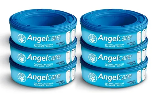 Angelcare Náhradné kazety 6 ks,ANGELCARE Náhradné kazety 6 ks
