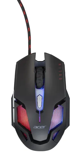 Acer Nitro Gaming Mouse II/Herná/Optická/Pre pravákov/7 200 DPI/Drôtová USB/Čierna