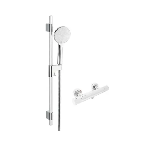 Sprchová batéria SAT so sprchovacím setom 150 mm chróm SATBST268SET