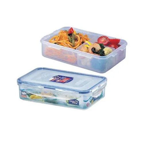 LOCKNLOCK Dóza na potraviny Lock, obdĺžnik, s priehradkami, 800 ml