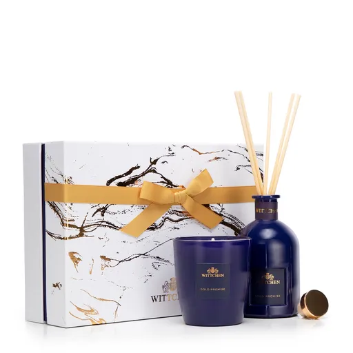 Aromatický darčekový set so sójovou sviečkou a difuzérom – elegancia pre váš domov