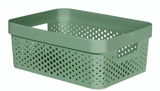 CURVER Úložný box INFINITY DOTS 11l recyklovaný plast | zelená