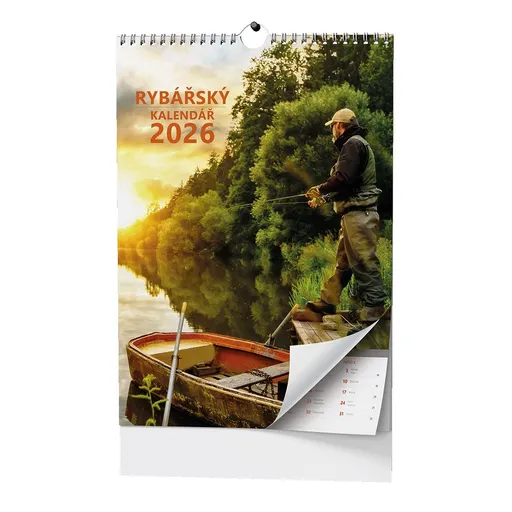Pgcz nástenný rybársky kalendár 2026 32x45 cm