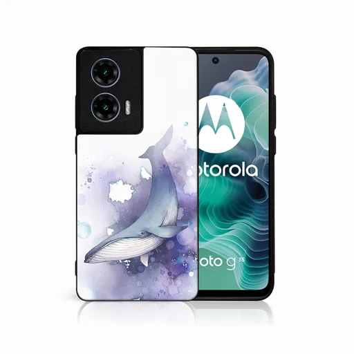 MY ART Ochranný kryt pre Motorola Moto G35 5G WHALE (242)