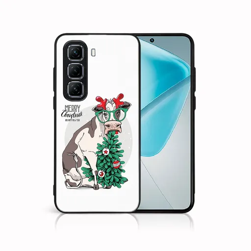 MY ART Kryt s vianočným dizajnom Infinix Hot 50 5G MERRY CHRISTMAS (074)