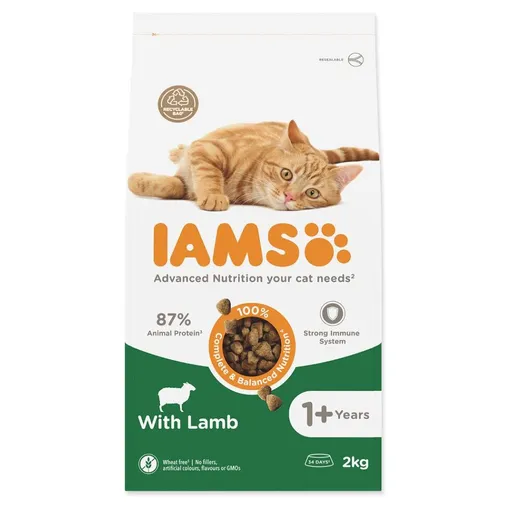 IAMS Cat Adult Lamb granule pre mačky 1 kus, Hmotnosť balenia (g): 10 kg