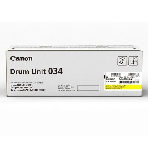 Canon originál válec 034 Y, 9455B001, yellow, 34000str., žltá