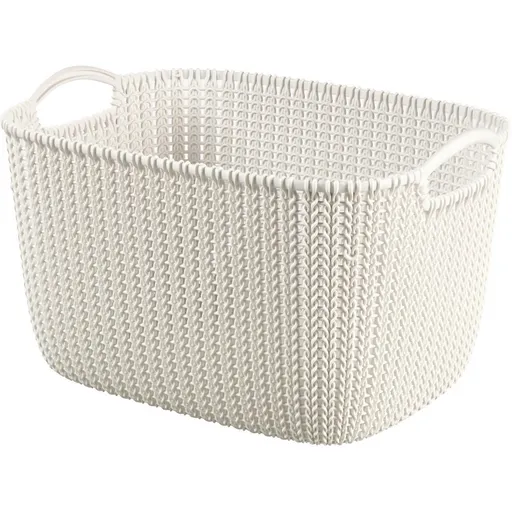 Curver Úložný box Knit 19 l, krémová, 19 l
