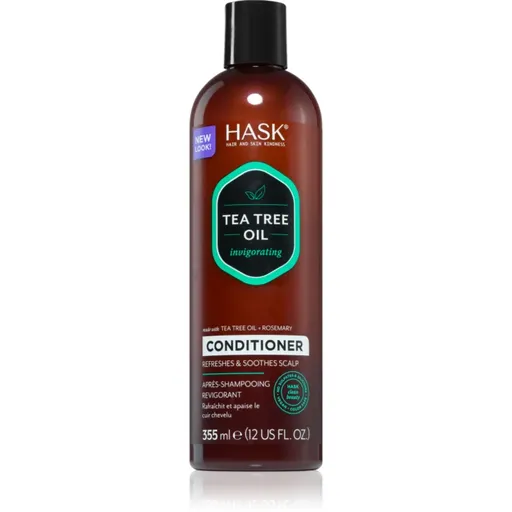 HASK Tea Tree Oil & Rosemary osviežujúci kondicionér pre suchú pokožku hlavy so sklonom k svrbeniu 355 ml