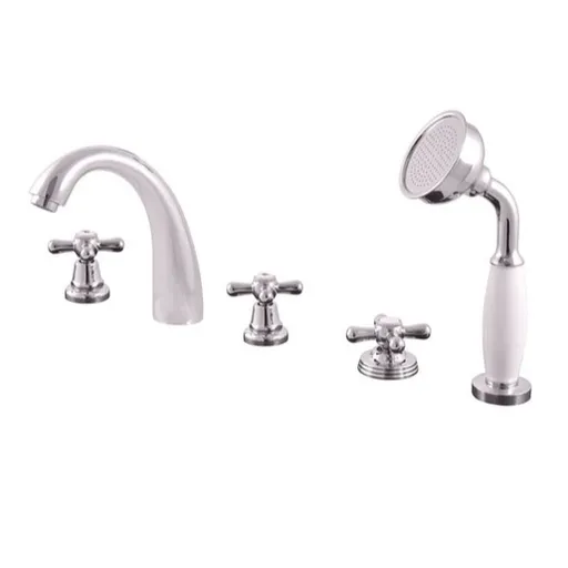 Vaňová batéria RAV Slezák MORAVA so sprchovacím setom chróm MK176.5P