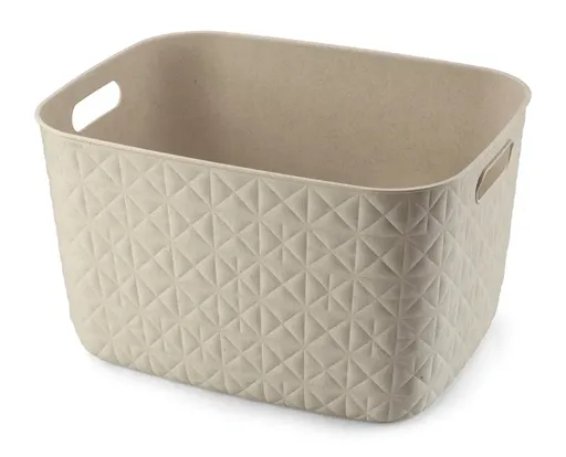 CURVER Úložný košík SOFTEX L recyklovaný plast | béžová