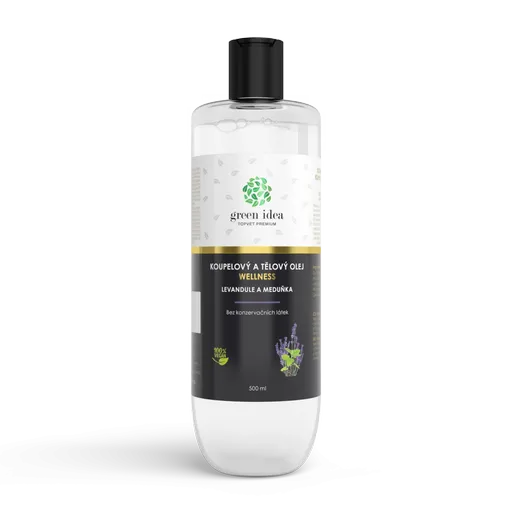 Levanduľa a medovka – kúpeľový a telový olej 500 ml – Green idea