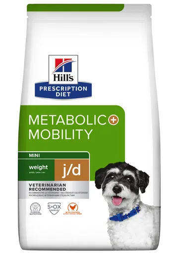 HILLS PD Canine Metabolic + Mobility mini, granule pre trpasličie plemená psov 1 kg