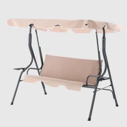 Chomik Záhradná hojdačka SWAY | tmavobéžová