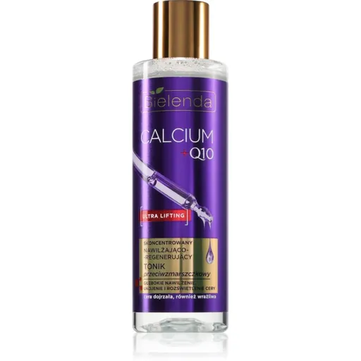 Bielenda Calcium + Q10 Concentrated moisturizing and regenerating anti-wrinkle tonic hydratačné tonikum proti vráskam 200 ml