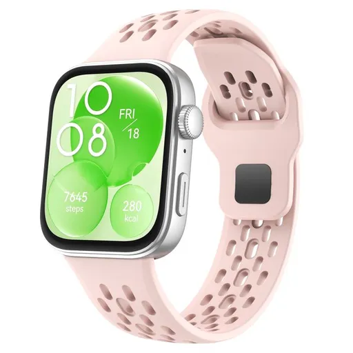 AIRY Silikónový remienok pre Huawei Watch Fit 4 / Fit 4 Pro ružový