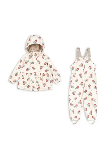 Detské nohavice a bunda Konges Sløjd RAINY PALME SET GIRL