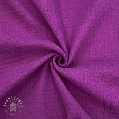 Dvojitá gázovina/mušelín cyclaam ORGANIC