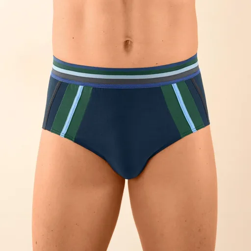 Zatvorené slipy s vyšším pásom, súprava 6 ks