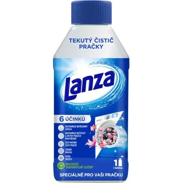 LANZA, tekutý čistič práčky - svieža vôňa, 250 ml (8410104033026)