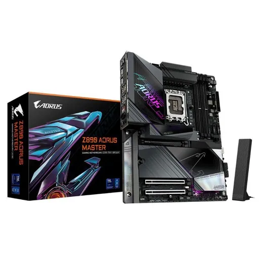 GIGABYTE MB Sc LGA1851 Z890 AORUS MASTER, Intel Z890, 4x DDR5, 1x HDMI, 2x Thunderbolt, WiFi