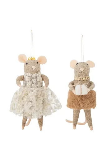 Vianočné dekorácie Bloomingville 13 x 23 x 9 cm 2-pak