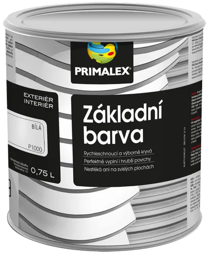 Primalex - základná farba na drevo 1000 - biela 5 l