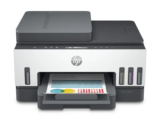 HP All-in-One Ink Smart Tank 750 (A4, 15/9 ppm, Duplex, USB, Wi-Fi, Print, Scan, Copy, ADF)