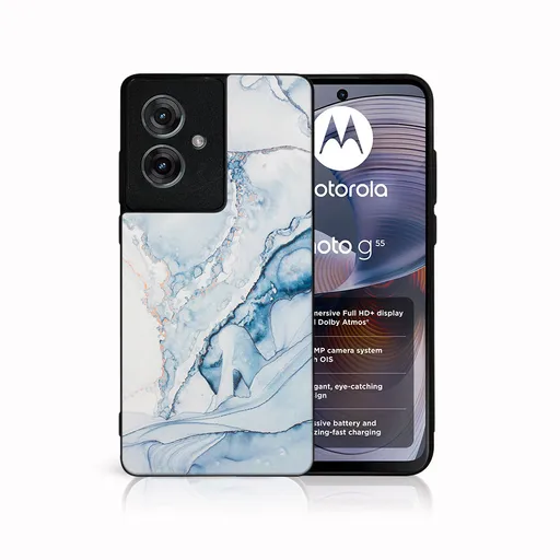 MY ART Ochranný kryt pre Motorola Moto G55 5G LIGHT BLUE (149)