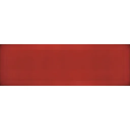 Obklad Ribesalbes Chic Colors rojo bisiel 10x30 cm lesk CHICC1404