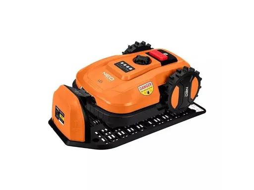 Robotická kosačka NEO TOOLS AKU 04-621 E+, batéria + nože zdarma