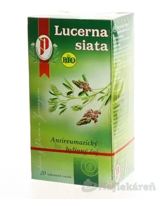 AGROKARPATY BIO Lucerna siata, Antireumatický čaj, 20x2 g