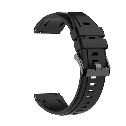 SILICONE Vymeniteľný remienok pre Huawei Watch Ultimate 2 čierny