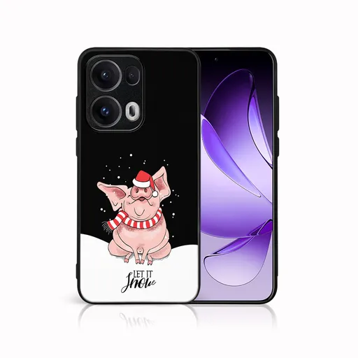 MY ART Kryt s vianočným dizajnom Oppo Reno13 Pro 5G LET IT SNOW (075)