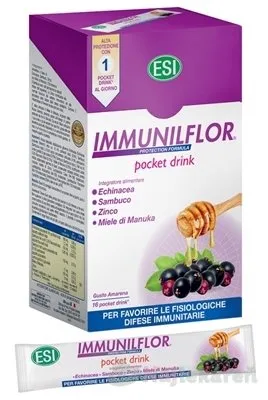 ESI IMMUNILFLOR drinky, nápoj vo vrecúškach, 16ks