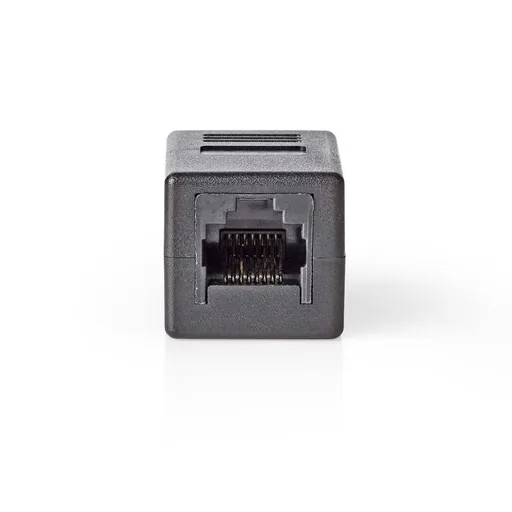 Nedis CCGB89010BK - Sieťový Adaptér Cat 6 | RJ45 (8P8C) Zásuvka - RJ45 (8P8C) Zásuvka | Čierna farba