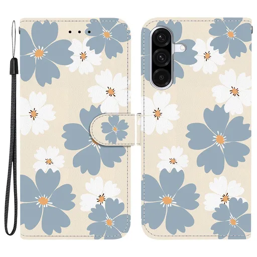 ART Peňaženkový obal pre Samsung Galaxy A56 BLUE DAISY