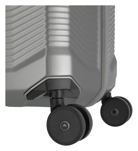 Malý škrupinový kufor Travelite Millennium S Silver