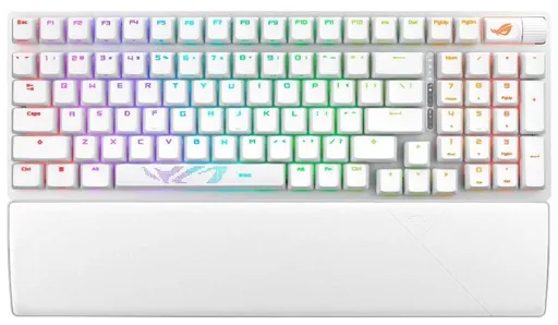 ASUS klávesnica ROG Strix Scope II 96 Wireless White (ROG RX RED / PBT) - US