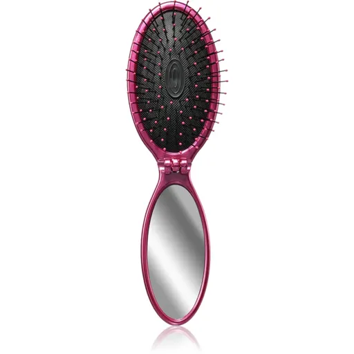 Wet Brush Pop and Go Detangler Pink hrebeň na vlasy so zrkadielkom 1 ks