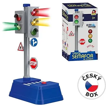 Súprava semafora so značkami, 24 × 14 cm (8590756073196)