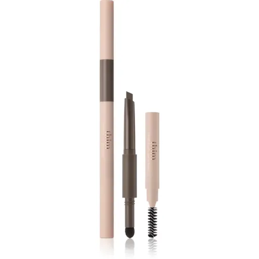 thim Artist Touch Brow Duo obojstranná ceruzka na obočie s kefkou odtieň 02 Natural Brown 0.6 g