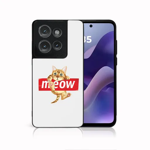 MY ART Ochranný kryt pre Motorola Moto G56 5G MEOW (183)