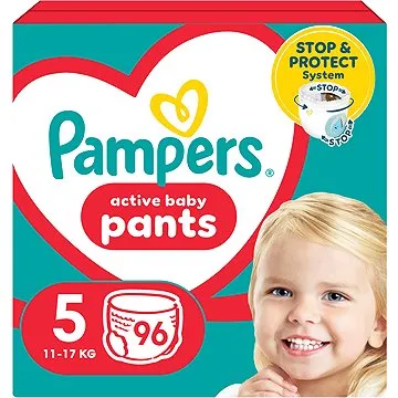 PAMPERS Pants Junior veľ. 5 (96 ks) – Mega Box (8006540069509)