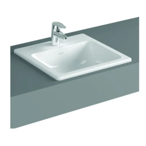 VitrA S20 zápustné umývadlo 55x45 cm biele 5465-003-0001