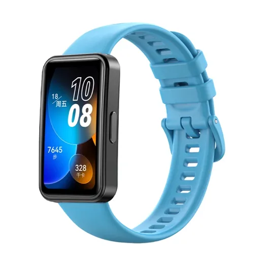SILICONE Remienok pre Huawei Band 8 svetlomodrý